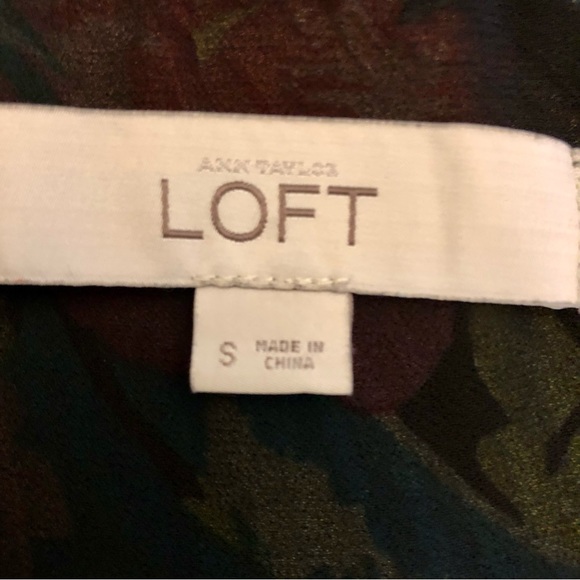 NWOT Loft Tropical Floral Fire Dress - Picture 8 of 11